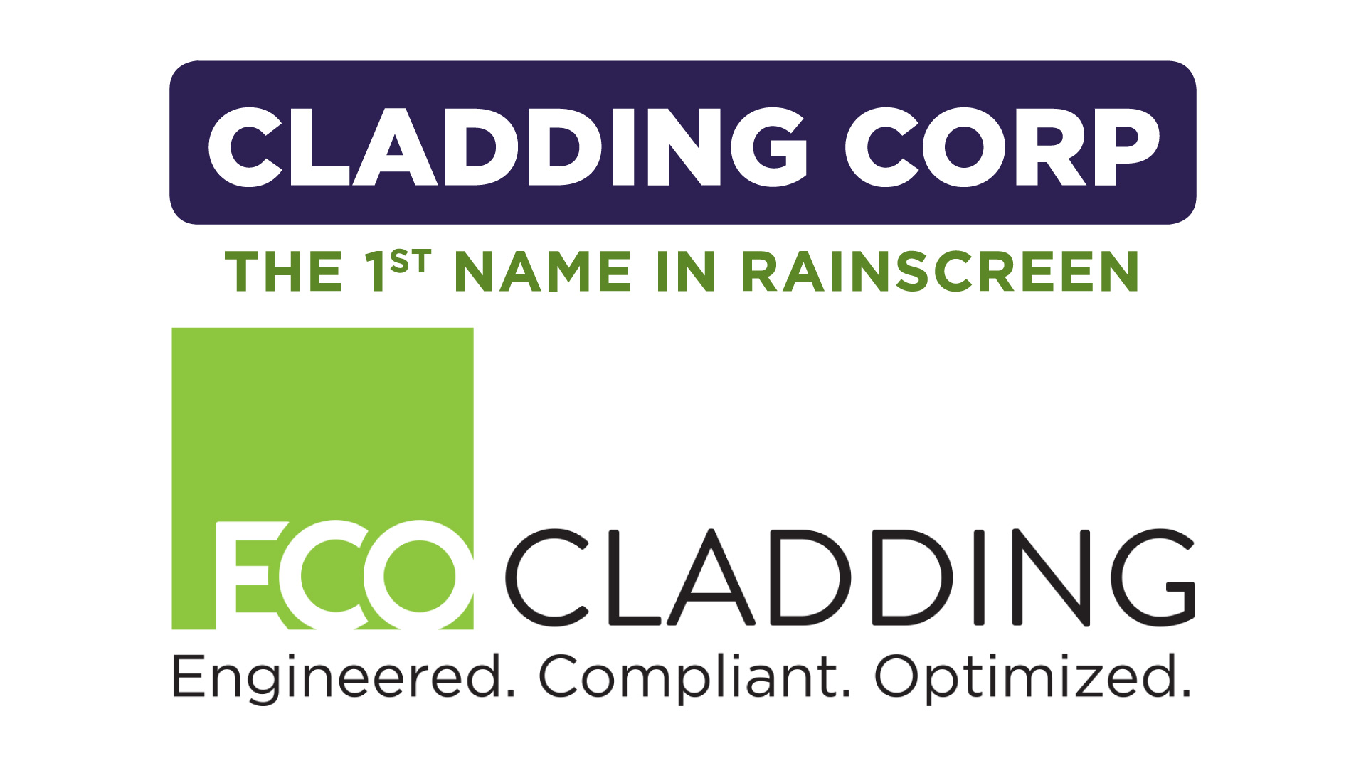 Cladding Corp and ECO Cladding	 